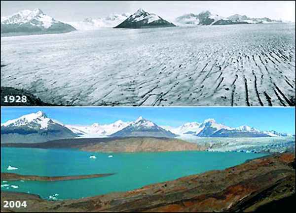 Greennova - fusión de los glaciares por el calentamiento global
